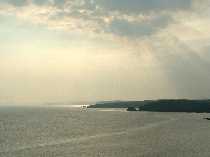 seascape near cottage